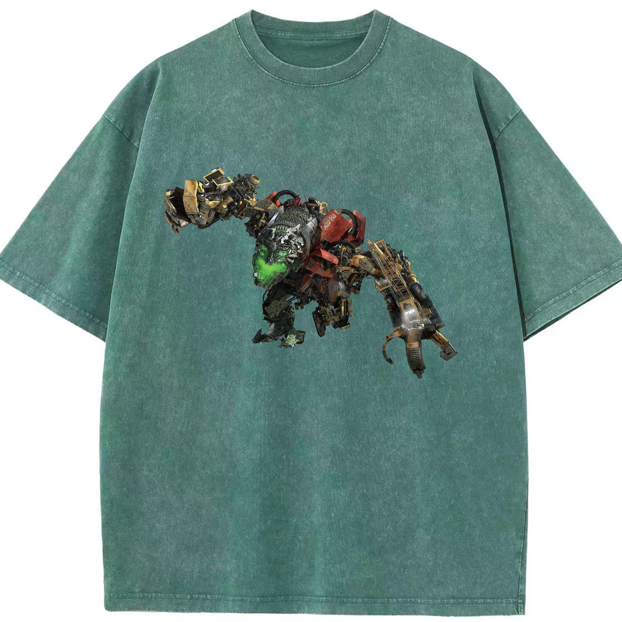 （画像用）  綿100% ヴィンテージ風 半袖Tシャツ（フロントプリント）